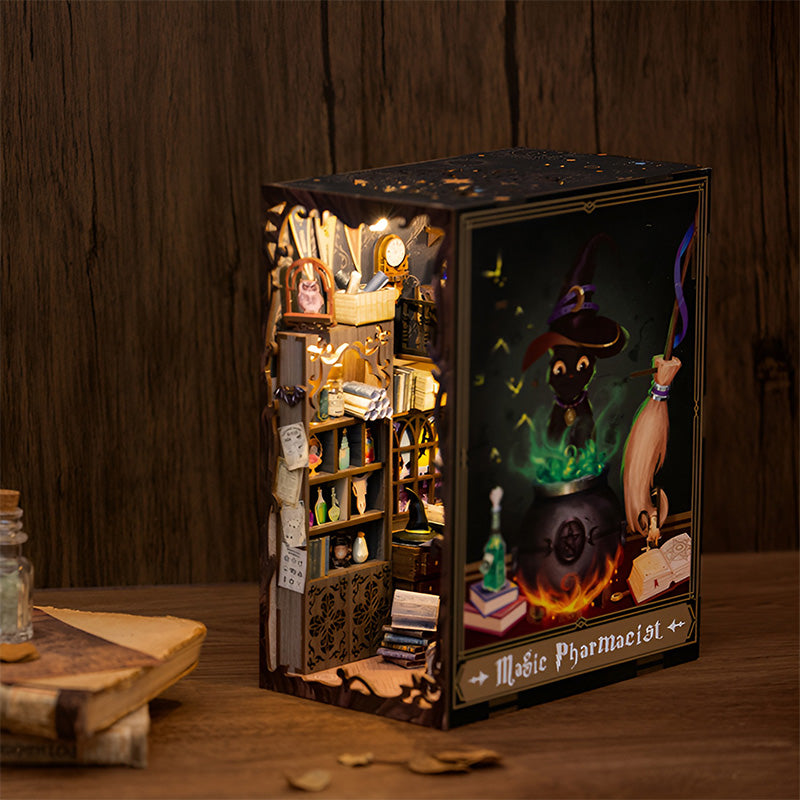 Geschenkauswahl – DIY-Bücherecke-Set 3D-Holzpuzzle
