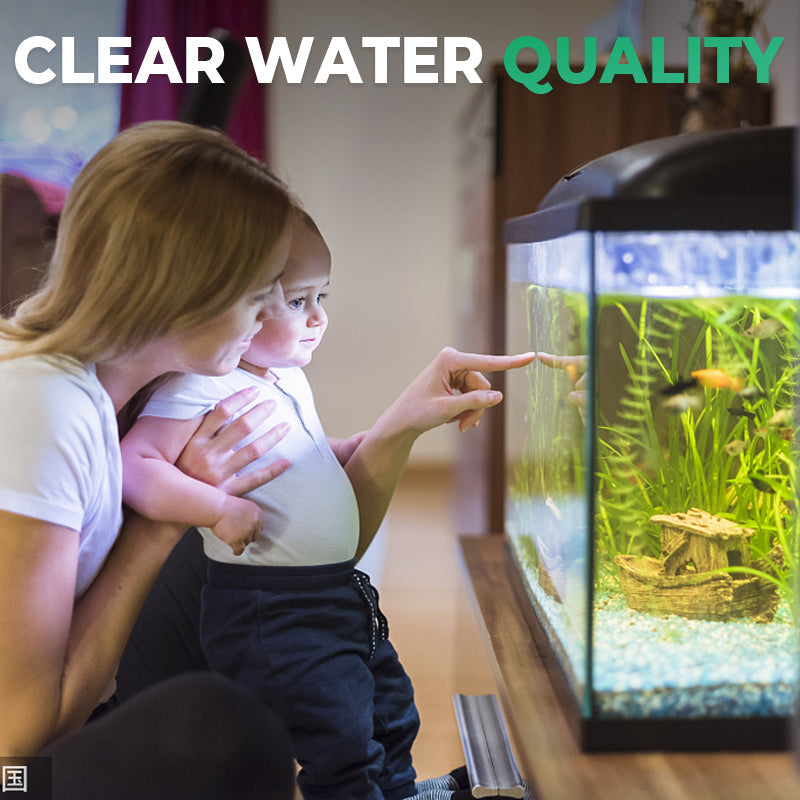 Aquarium-Siphon-Wasserwechsler mit Saugnapf