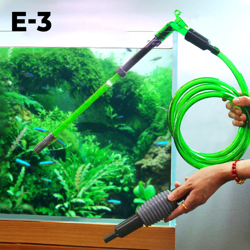 Aquarium-Siphon-Wasserwechsler mit Saugnapf