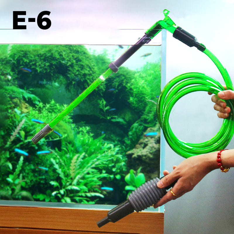 Aquarium-Siphon-Wasserwechsler mit Saugnapf