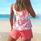 🏖️Gemustertes Tankini-Set für Damen
