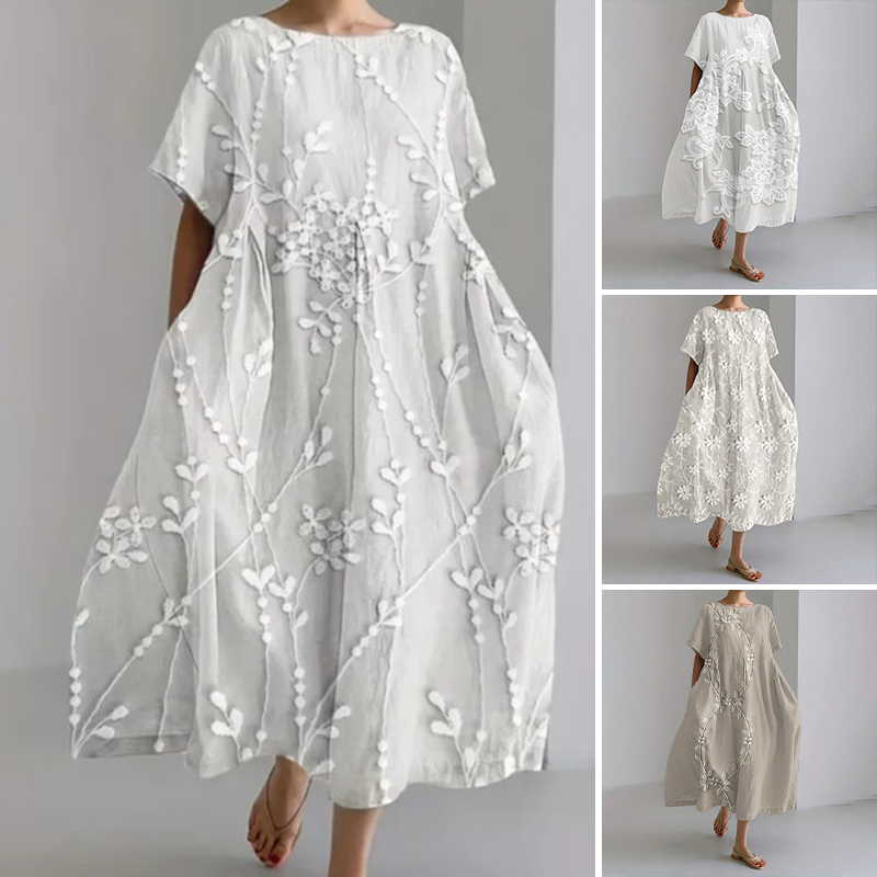 🍀 Weiche, lockere Midi-Kleider für Damen🍀