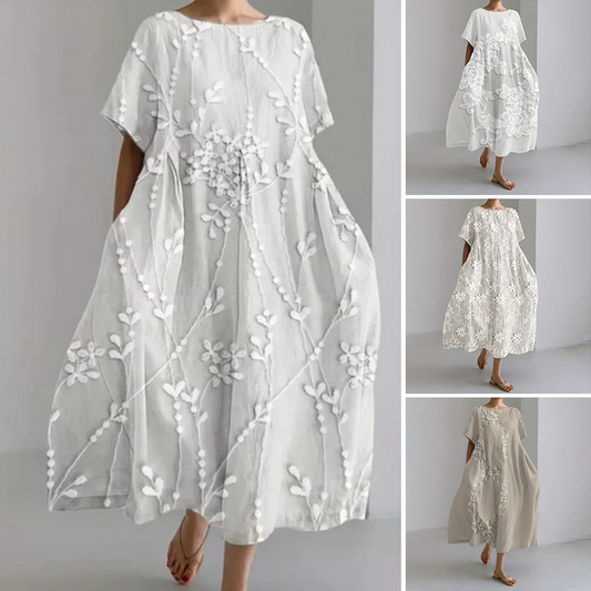 🍀 Weiche, lockere Midi-Kleider für Damen🍀