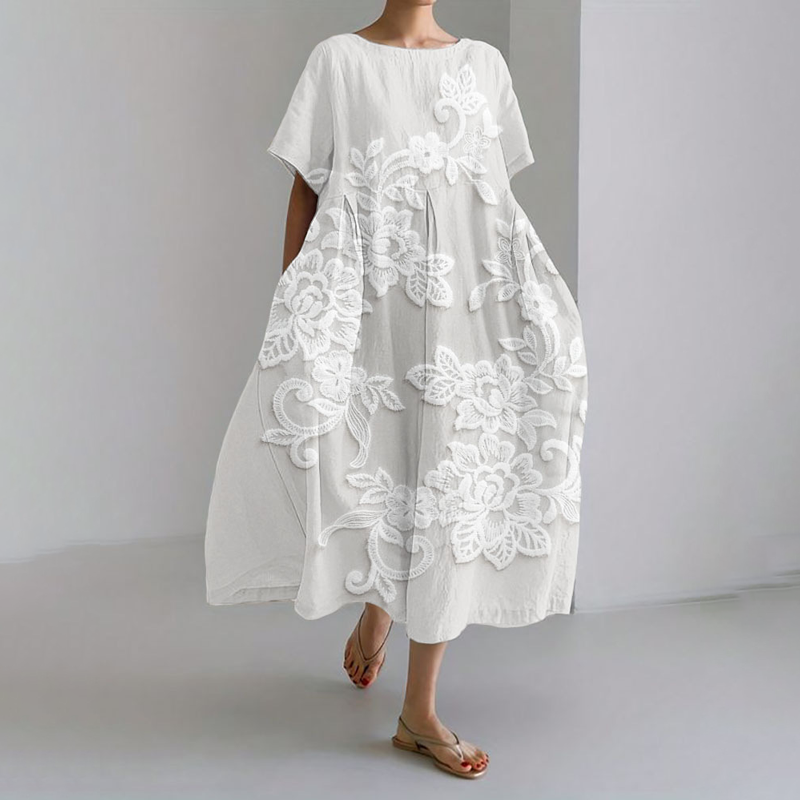 🍀 Weiche, lockere Midi-Kleider für Damen🍀