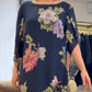 🌺Elegantes, langes Kleid mit Rundhalsausschnitt und Print für Damen