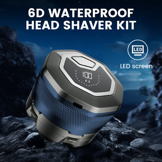 💧✂️💈Wasserdichter 6-fach Rasierer für den Kopf 💧✂️💈