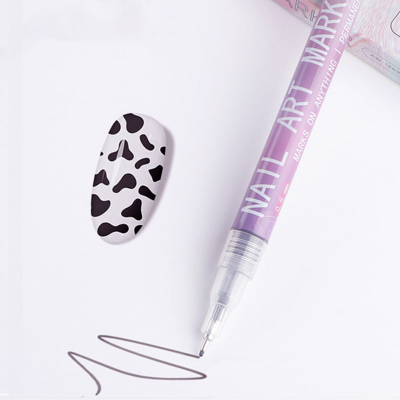 🎁Heißer Verkauf – 50 % Rabatt!✨ 12 Farben Nagelkunst-Stifte-Set für kreative Designs 💅🎨