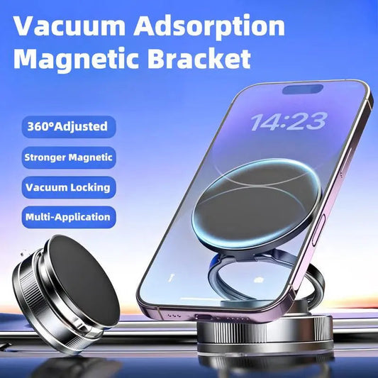 📱360° einstellbarer magnetischer Vakuum-Telefonhalter