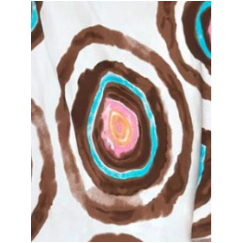 Spaghettiträgerkleid mit Boho-Print und lockerem Schnitt