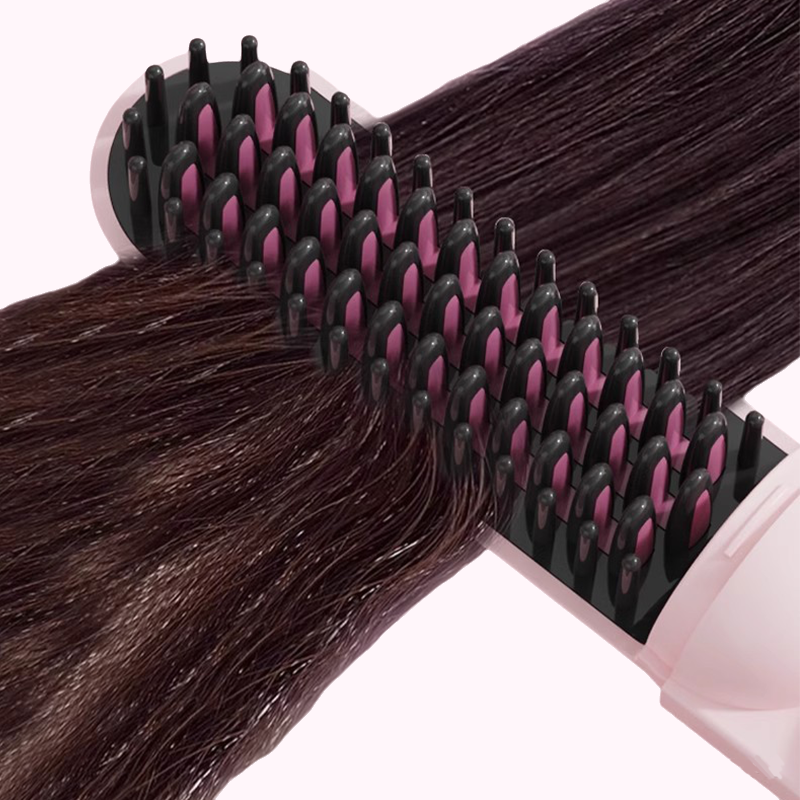 💇‍♀️ 50% RABATT HEISSER VERKAUF! ✨ Glättungskamm für Lockiges & Glattes Haar - Salon-Resultate mit Gleichmäßiger Wärmeverteilung & Anti-Burn-Schutz 🌟🔥