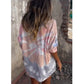 ✨Begrenzte Zeit 50% Rabatt💃 -  Batik-Muster T-Shirt für Frauen in Übergröße