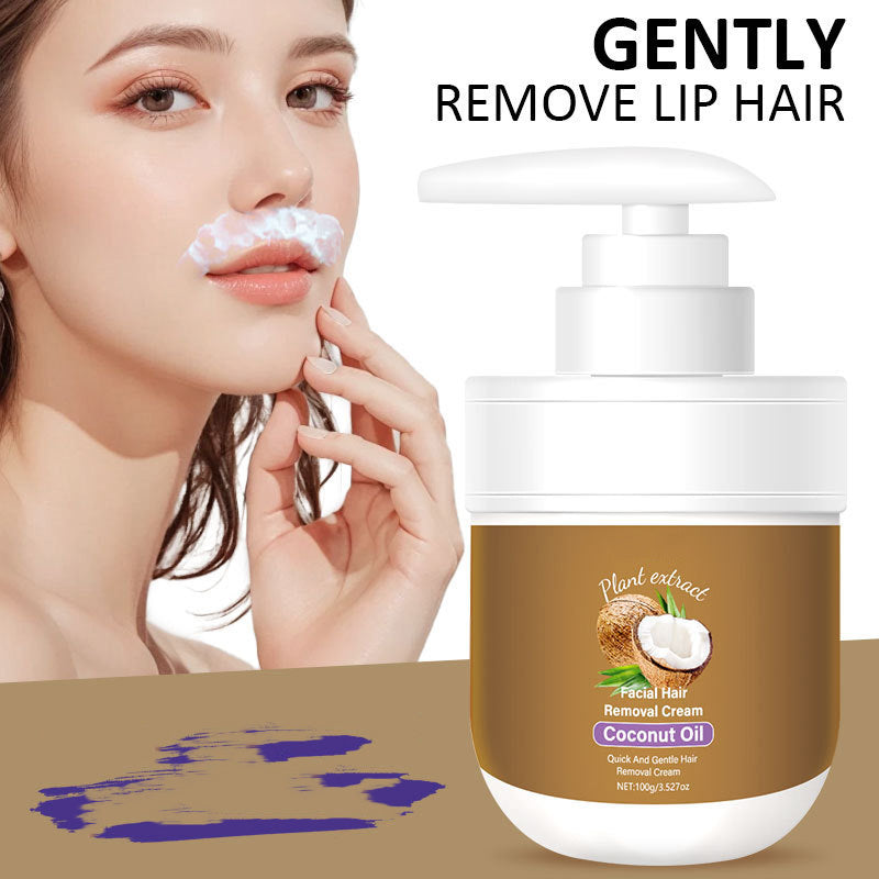 🎊 Neujahrsangebot: 50% auf alle Produkte ✨ Gesichts-Enthaarungscreme mit Kokosöl – Sanfte & effektive Haarentfernung