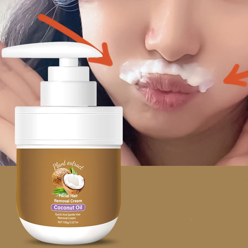 🎊 Neujahrsangebot: 50% auf alle Produkte ✨ Gesichts-Enthaarungscreme mit Kokosöl – Sanfte & effektive Haarentfernung