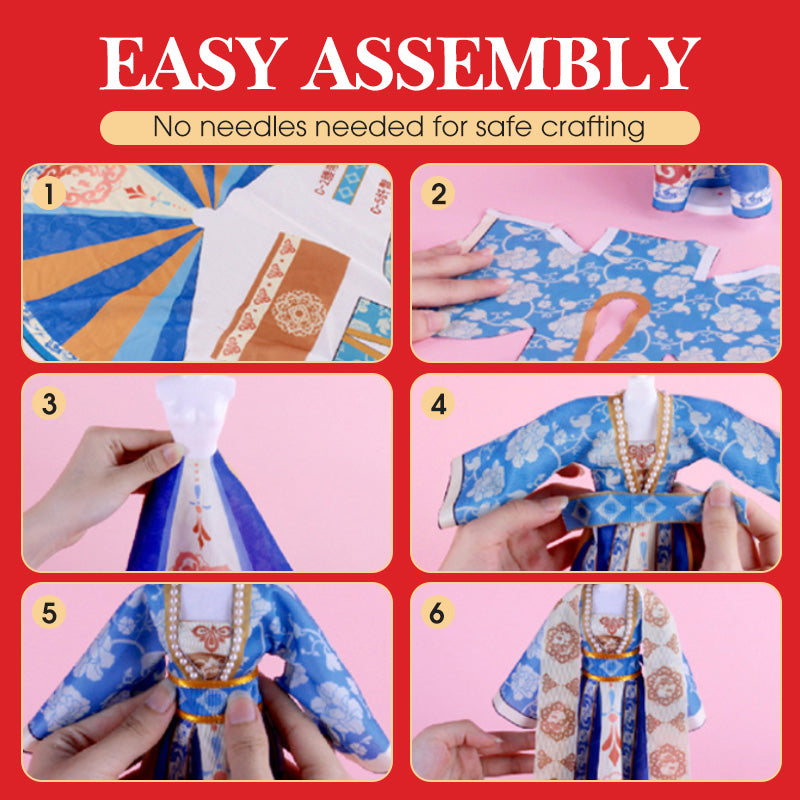 DIY-Spielset „Traditionelle chinesische Kleidung“ für Kinder