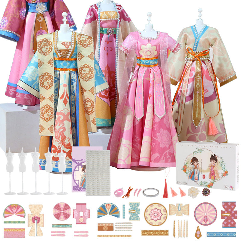 DIY-Spielset „Traditionelle chinesische Kleidung“ für Kinder