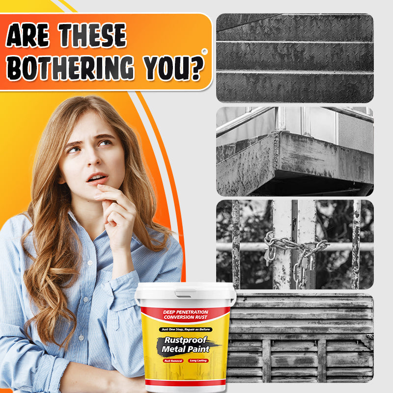 🎨 KAUFE 2, ERHALTE 1 GRATIS! ⏳ Rostfreie Metallfarbe – Korrosionsschutz, deckend & langlebig – perfekt für Metalltüren, Geländer, Fahrzeuge und Außenbereich 🔧