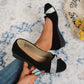 🔥49% RABATT – Leichte, modische Damenschuhe mit Strass und Keilabsatz