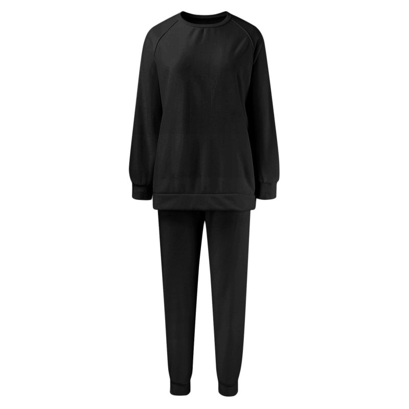 Gemütliches Sweatshirt- und Hosen-Zweiteiler-Set für Damen
