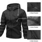 Einfarbige Outdoor-Sportjacke für Herren