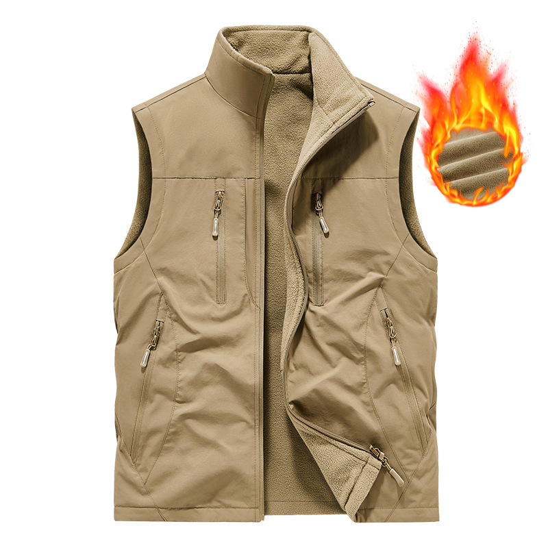 ⏰Zeitlich begrenzter Verkauf – 50 % RABATT🔥🧥 Herren Oversized Ärmellose Westenjacke mit Taschen