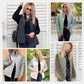 ⏳Begrenzte Zeit 50% Rabatt💥Gestrickte Patchwork-Pufferjacke für Damen
