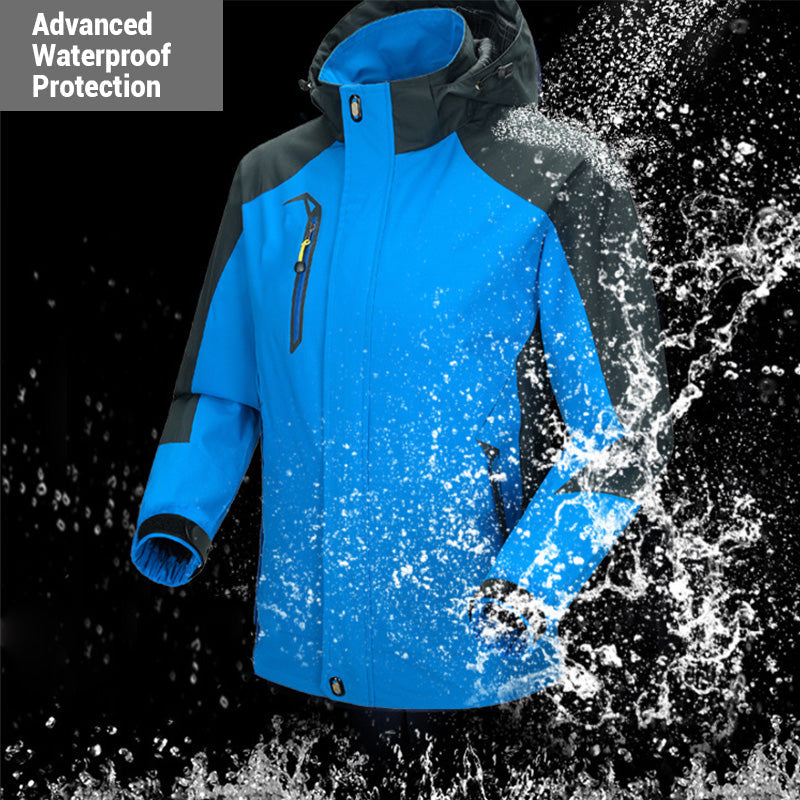 Herren-Performance-Outdoor-Jacke – Winddicht, wasserdicht & atmungsaktiv🔥
