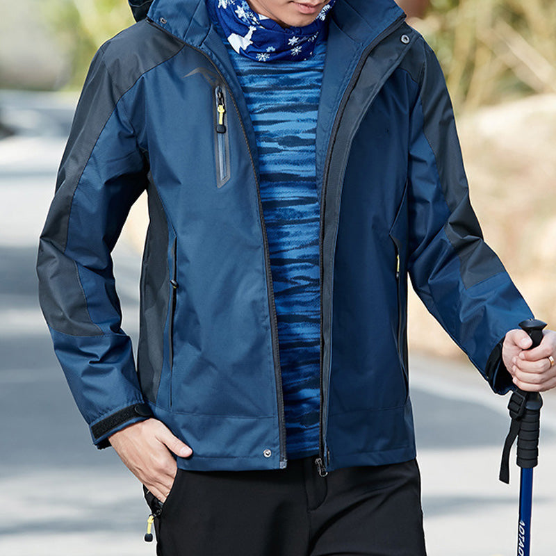 Herren-Performance-Outdoor-Jacke – Winddicht, wasserdicht & atmungsaktiv🔥