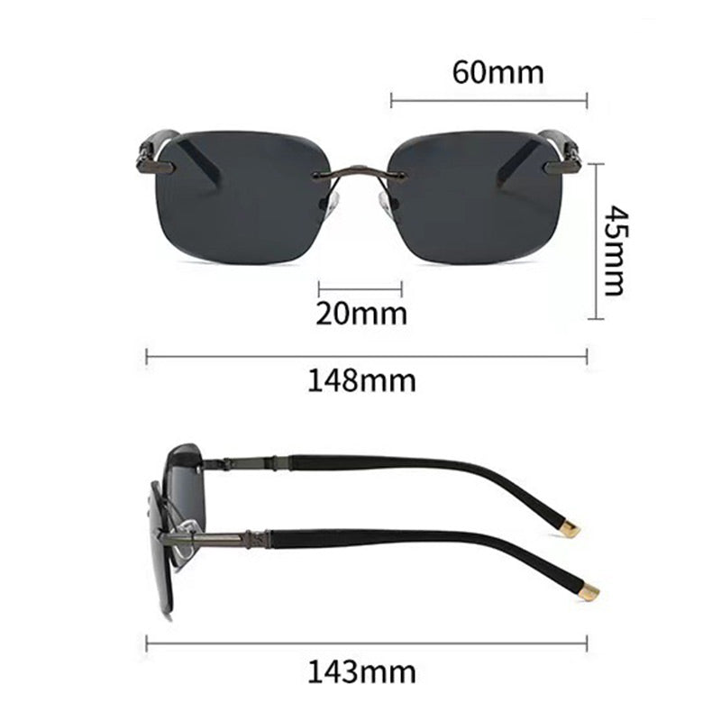 Hochauflösende randlose Schutz-Sonnenbrille
