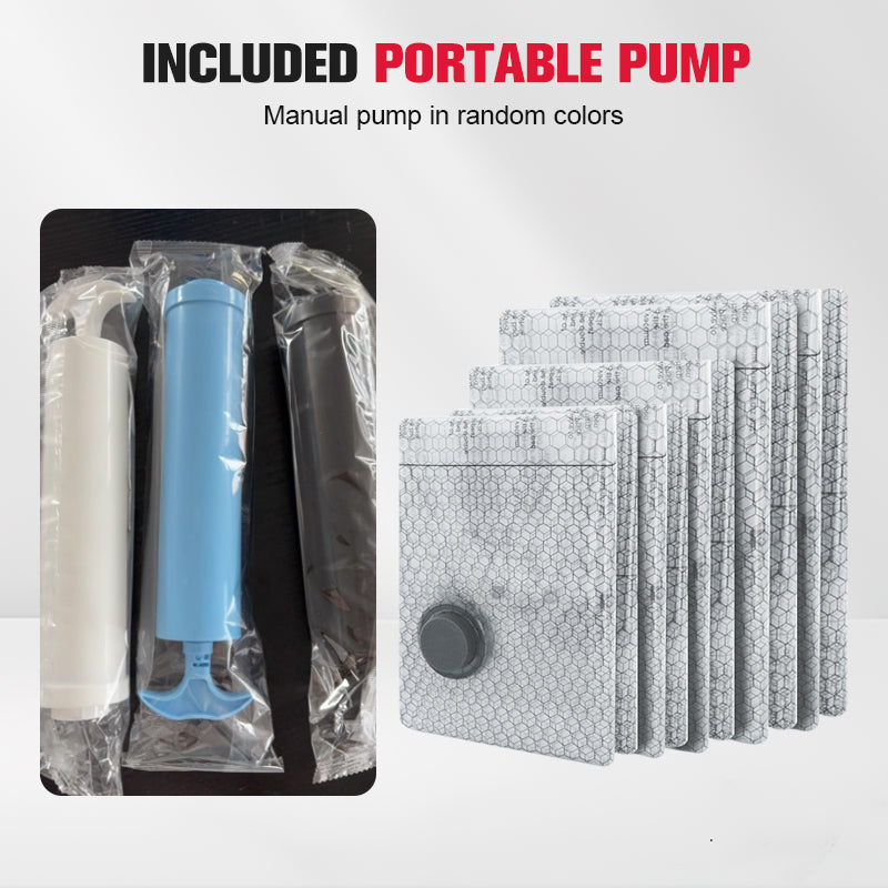 🧳 【 Limitiertes Angebot – 50% Rabatt!】✨ Reise-Vakuumbeutel-Set mit Pumpe – Platzsparend, Robust & Perfekt Für Mehr Stauraum Auf Reisen 🔋