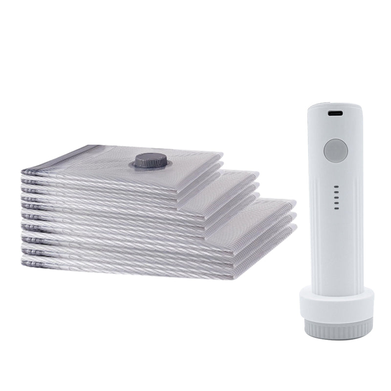 🧳 【 Limitiertes Angebot – 50% Rabatt!】✨ Reise-Vakuumbeutel-Set mit Pumpe – Platzsparend, Robust & Perfekt Für Mehr Stauraum Auf Reisen 🔋