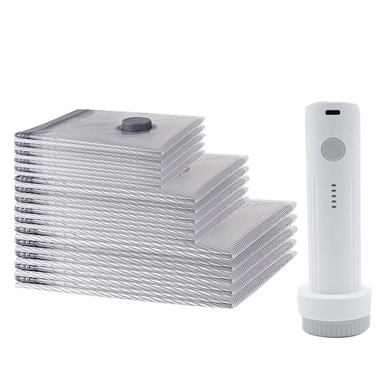 🧳 【 Limitiertes Angebot – 50% Rabatt!】✨ Reise-Vakuumbeutel-Set mit Pumpe – Platzsparend, Robust & Perfekt Für Mehr Stauraum Auf Reisen 🔋