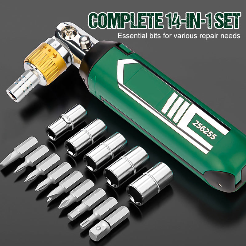 🔥14-in-1 verstellbarer Ratschenschraubendreher🛠️