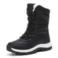 Warme, knöchelhohe Schneestiefel zum Schnüren für Damen