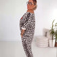 💜 LETZTER TAG DER AKTION – 50 % RABATT 💜 Elegantes Damen-Set mit Leopardenmuster