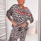 💜 LETZTER TAG DER AKTION – 50 % RABATT 💜 Elegantes Damen-Set mit Leopardenmuster