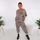 💜 LETZTER TAG DER AKTION – 50 % RABATT 💜 Elegantes Damen-Set mit Leopardenmuster