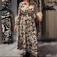 💖Anmutiges Langarmkleid mit Blumenmuster