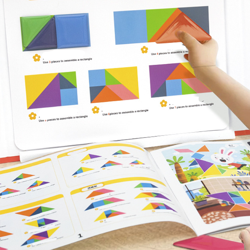 Magnetisches Tangram-Puzzle-Set für Kinder