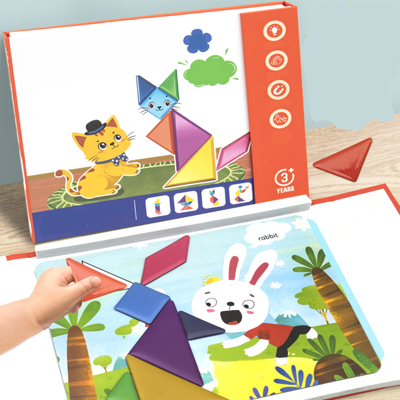 Magnetisches Tangram-Puzzle-Set für Kinder