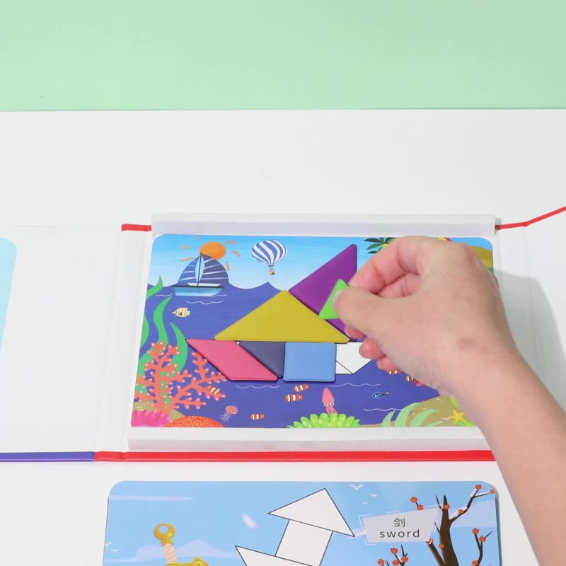 Magnetisches Tangram-Puzzle-Set für Kinder
