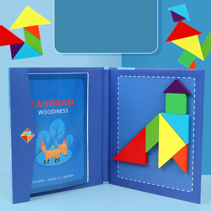 Magnetisches Tangram-Puzzle-Set für Kinder