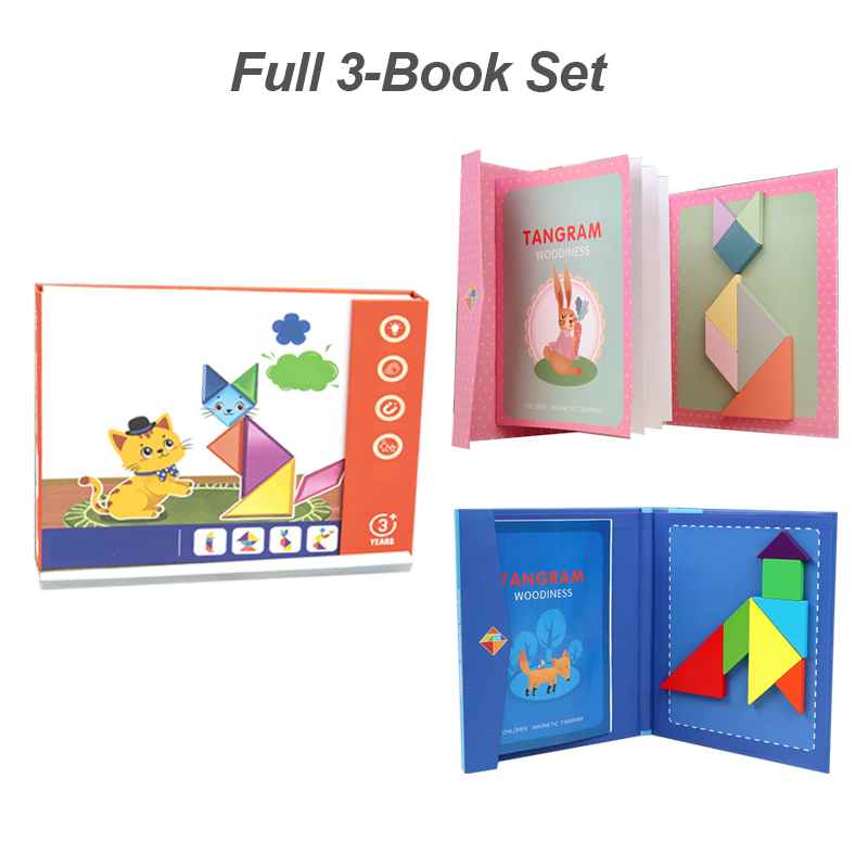 Magnetisches Tangram-Puzzle-Set für Kinder