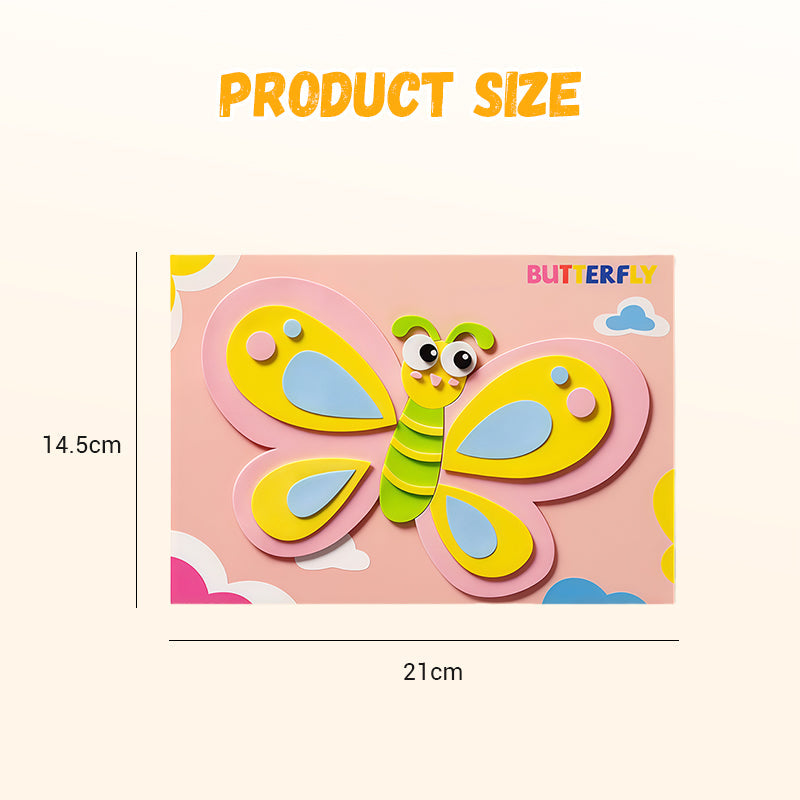 ⏳Begrenzte Zeit 50% Rabatt💥Kinder DIY 3D EVA Sticker Bastelset