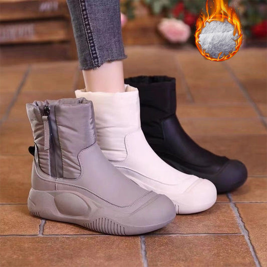 Warme rutschfeste Damen-Schneestiefel