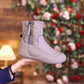Warme rutschfeste Damen-Schneestiefel