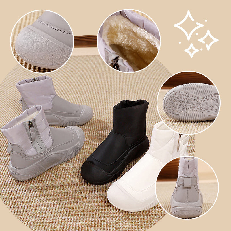 Warme rutschfeste Damen-Schneestiefel