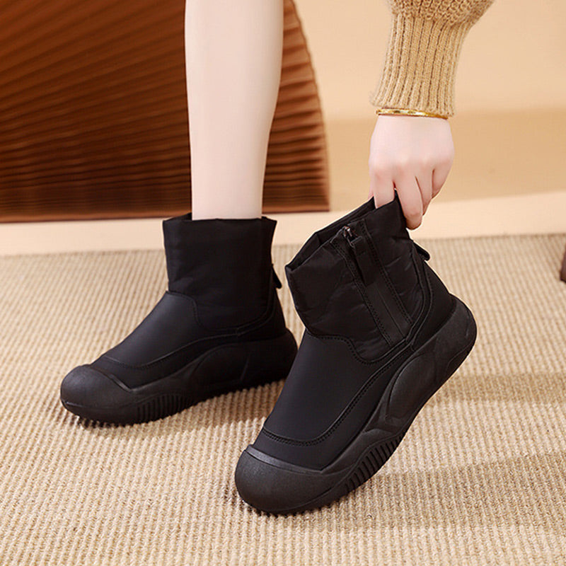 Warme rutschfeste Damen-Schneestiefel