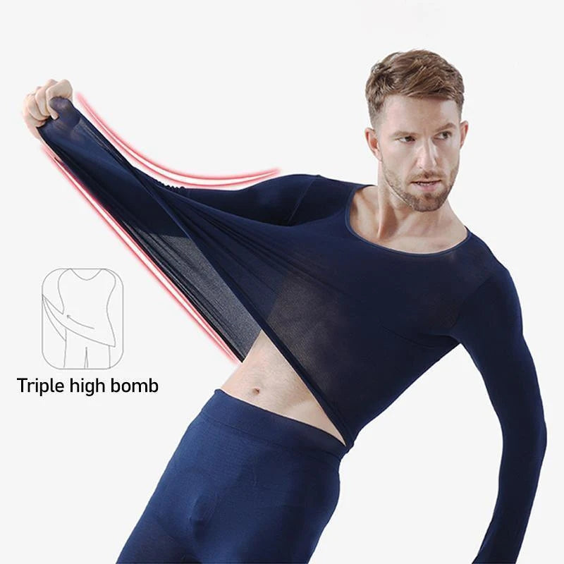 Ein Must-Have für Herbst und Winter🔥nahtlose elastische Thermounterwäsche