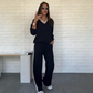 Damen-Set mit Langarm-Reversbluse und Hose💖Vielseitiger Stil, geeignet für Geschäftstreffen und Wochenendveranstaltungen