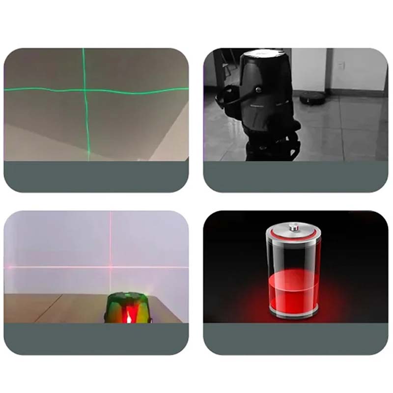 📐 90-Grad-Infrarot-Laser-Wasserwaage im rechten Winkel